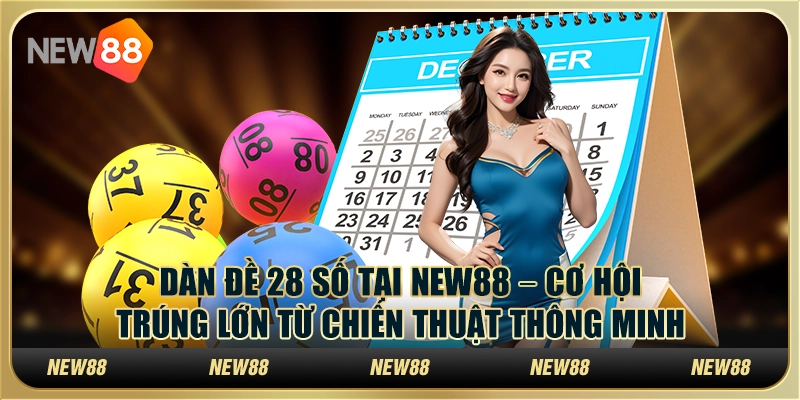 Dàn đề 28 số tại New88 – Cơ hội trúng lớn từ chiến thuật thông minh