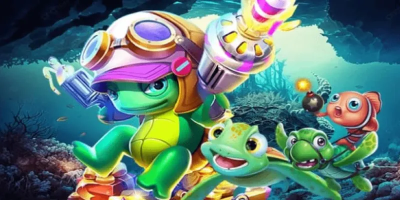 Danh sách các cá và vũ khí trong game bắn cá rùa xanh