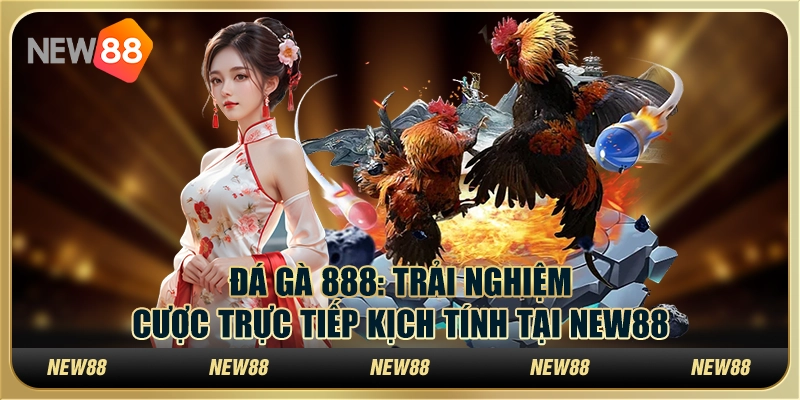 Đá gà 888: Trải nghiệm cược trực tiếp kịch tính tại New88