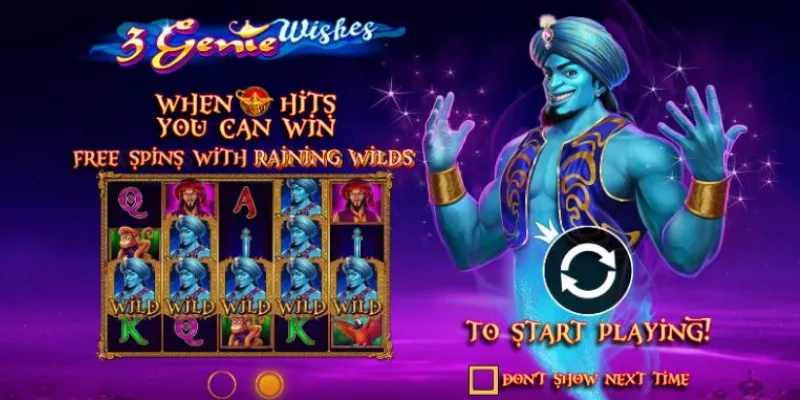 Tìm hiểu chi tiết trò chơi slot Aladdin Wishes