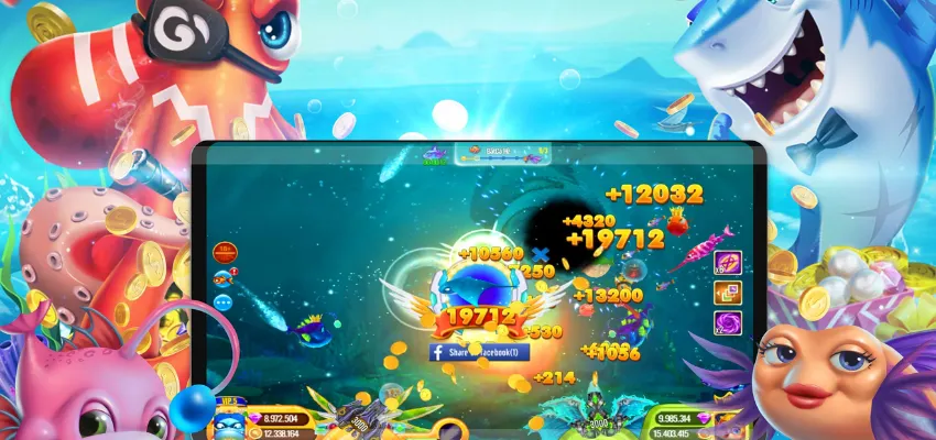 Các loài cá và phần thưởng trong trò chơi bắn cá phát lộc