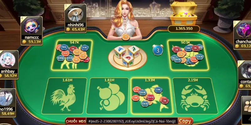 Một số loại hình cá cược trong trò chơi bầu cua cá ngựa