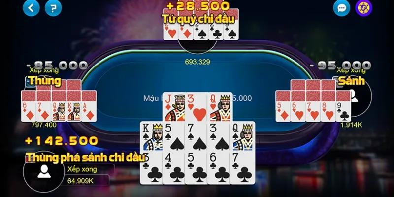 Chiến thuật chơi Mậu binh 5 lá hiệu quả 