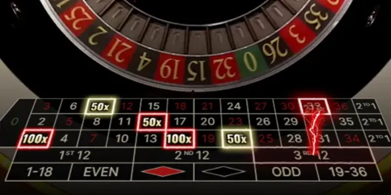 4 bí kíp chơi Lightning Roulette thắng lớn