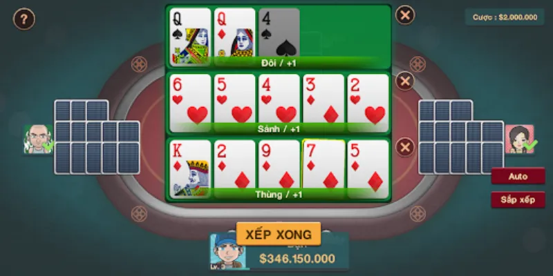 Cách tính điểm và phân định thắng thua trong mậu binh