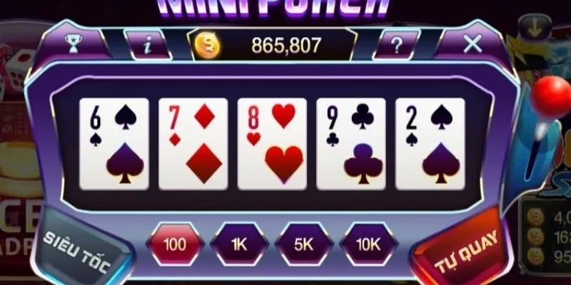 Hướng dẫn chi tiết cách chơi mini poker hiệu quả chuẩn chỉ từ cao thủ