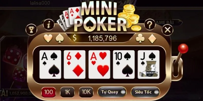 Mẹo chơi mini poker siêu hay, đáng trải nghiệm nhất trong 2025