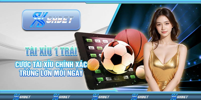 Tài Xỉu 1 Trái - Cược Tài Xỉu Chính Xác Trúng Lớn Mỗi Ngày