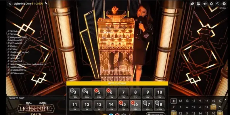 Hướng dẫn cách chơi Lightning Dice từng bước