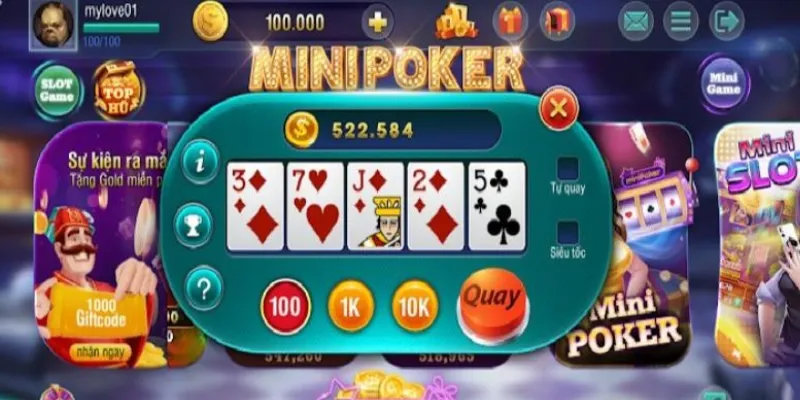 Sơ lược về Mini Poker đổi thẻ
